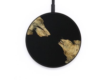 Circle Wood Wireless Charger - Frank (Pure Black, 731139) Fashion