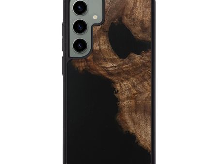 Galaxy S24 Plus Wood Phone Case - Jaylee (Pure Black, 730830) Cheap