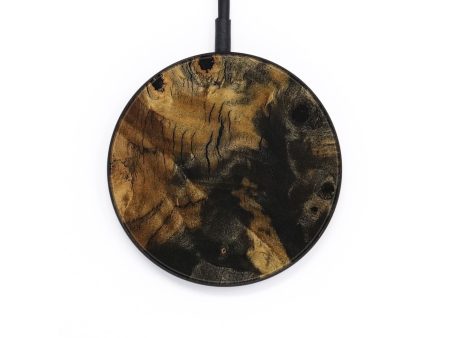 Circle Wood Wireless Charger - Lelah (Pure Black, 729819) Online now