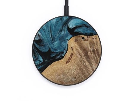 Circle Wood Wireless Charger - Herta (Blue, 727914) Supply