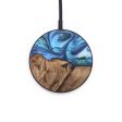 Circle Wood Wireless Charger - Seth (Blue, 727285) Sale