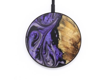 Circle ResinArt Wireless Charger - Felix (Purple, 727686) Fashion