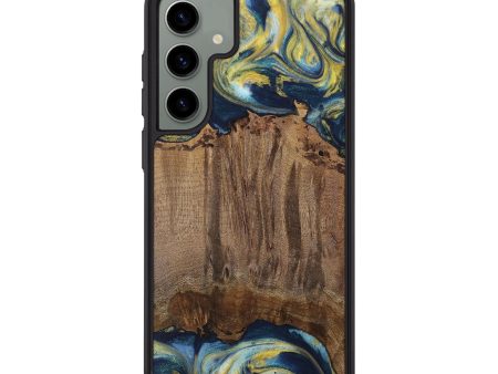 Galaxy S24 Plus Wood Phone Case - Takis (Teal & Gold, 729297) Online now