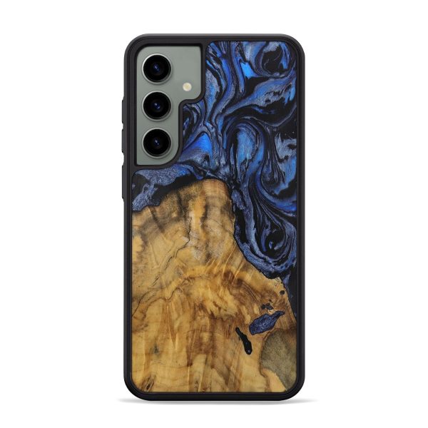 Galaxy S24 Plus Wood Phone Case - Shoeb (Blue, 728554) Online now