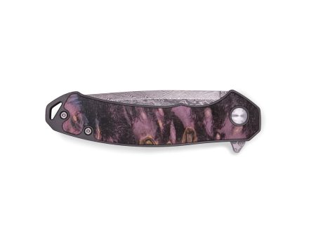 EDC Wood Pocket Knife - Cheri (Wood Burl, 727316) on Sale