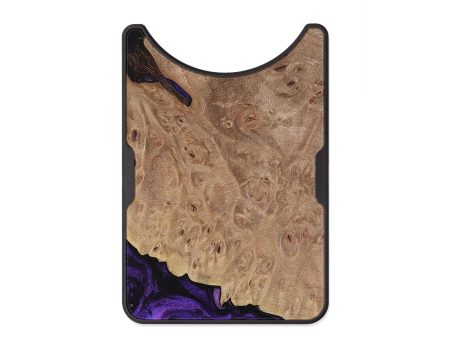 Alloy Wood Wallet - Tido (Purple, 730902) For Discount