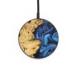 Circle Wood Wireless Charger - Josiah (Blue, 726568) Sale