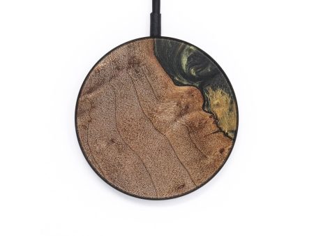 Circle Wood Wireless Charger - Hailee (Green, 726577) Hot on Sale