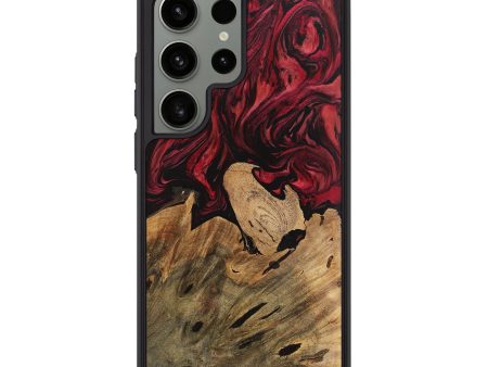 Galaxy S24 Ultra Wood Phone Case - Blinni (Red, 727408) Hot on Sale