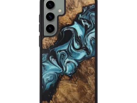 Galaxy S24 Plus Wood Phone Case - Shiv (Blue, 727941) For Cheap