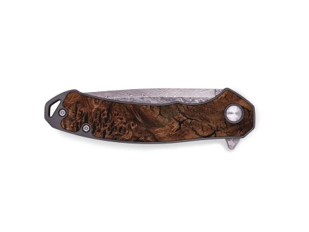 EDC Wood Pocket Knife - Oona (Wood Burl, 729532) For Cheap