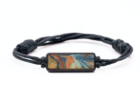 Classic Wood Bracelet - Robert (Teal & Gold, 728941) Supply