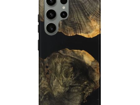 Galaxy S23 Ultra Wood Live Edge Phone Case - Autry (Pure Black, 730617) For Discount