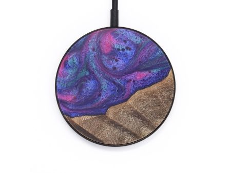 Circle ResinArt Wireless Charger - Bobby (Purple, 727682) Hot on Sale