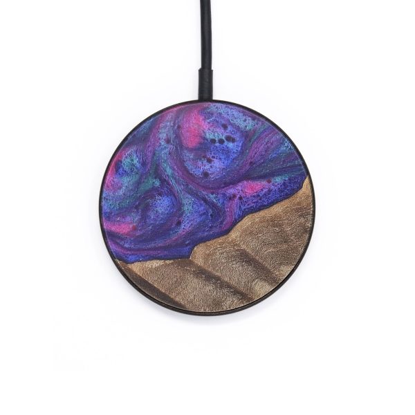 Circle ResinArt Wireless Charger - Bobby (Purple, 727682) Hot on Sale