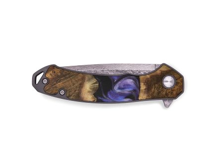 EDC Wood Pocket Knife - Garry (Purple, 727919) Online Hot Sale