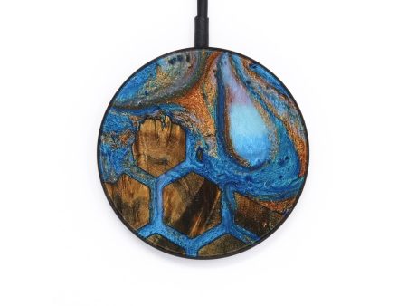 Circle Wood Wireless Charger - Barnie (Pattern, 730393) Sale