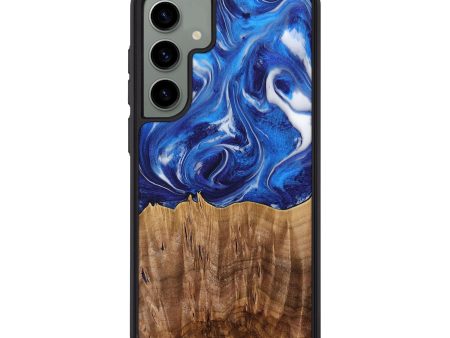 Galaxy S24 Plus Wood Phone Case - Weringh (Blue, 731310) Online now