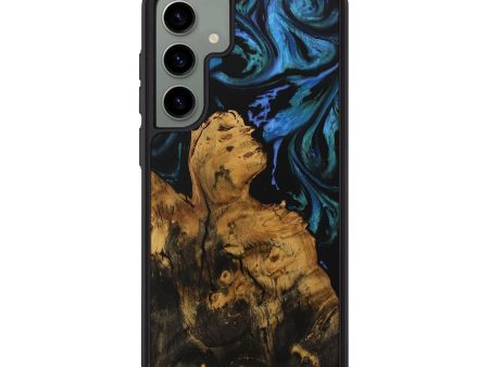 Galaxy S24 Plus Wood Phone Case - Drew (Blue, 730680) Fashion