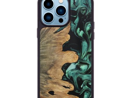 iPhone 14 Pro Max Wood Phone Case - Gurvinder (Green, 727598) Fashion