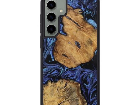 Galaxy S24 Plus Wood Phone Case - Brita (Blue, 729086) Fashion