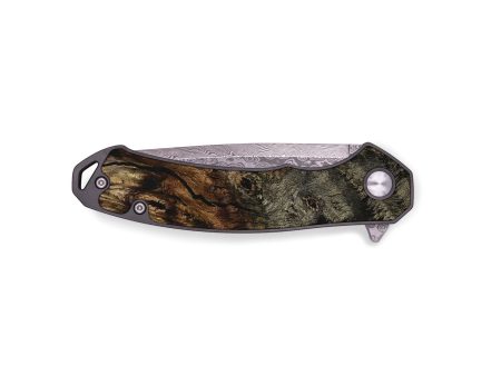 EDC Wood Pocket Knife - Kelci (Wood Burl, 730326) For Discount