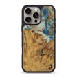 iPhone 16 Pro Max Wood Phone Case - Joannah (Teal & Gold, 729950) Online now