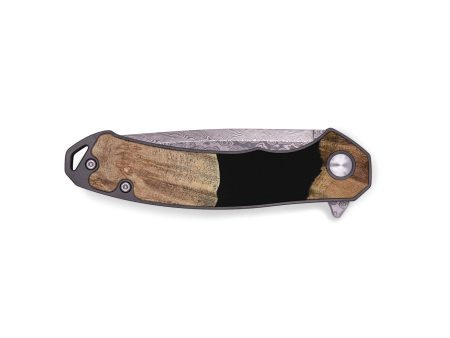 EDC Wood Pocket Knife - Jolanda (Pure Black, 730849) Online now