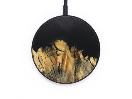 Circle Wood Wireless Charger - Kay (Pure Black, 727305) Online now