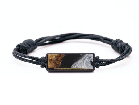 Classic Wood Bracelet - Owen (Black & White, 728742) For Sale