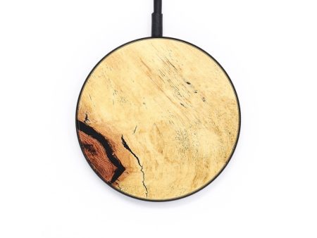 Circle Wood Wireless Charger - Jenny (Wood Burl, 726597) Discount