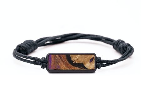 Classic Wood Bracelet - Sally (Purple, 728775) on Sale