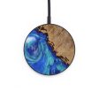 Circle Wood Wireless Charger - Rachele (Blue, 728262) Fashion