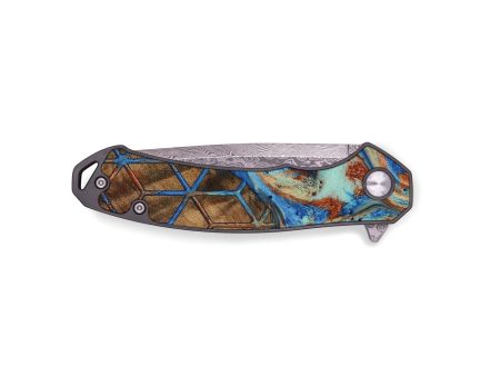 EDC Wood Pocket Knife - Breana (Pattern, 728611) Online Sale