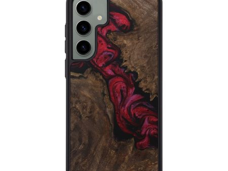 Galaxy S24 Plus Wood Phone Case - Bonnar (Red, 729170) Online