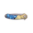 EDC Wood Pocket Knife - Addisyn (Blue, 727314) Cheap