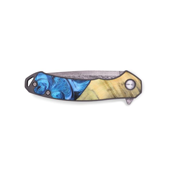 EDC Wood Pocket Knife - Addisyn (Blue, 727314) Cheap