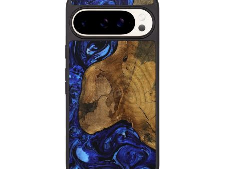 Pixel 9 Wood Phone Case - Cassandre (Blue, 727477) Supply