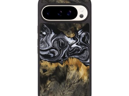 Pixel 9 Wood Phone Case - Beryle (Black & White, 731070) Fashion