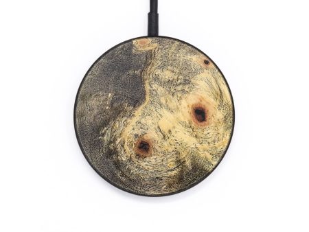 Circle Wood Wireless Charger - Lilith (Wood Burl, 726596) on Sale