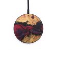 Circle Wood Wireless Charger - Luann (Red, 727273) Online now