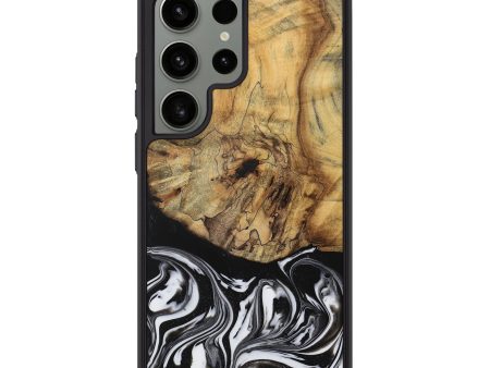 Galaxy S24 Ultra Wood Phone Case - Camino (Black & White, 728605) For Cheap