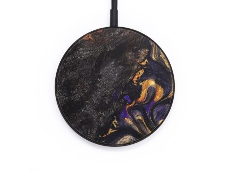 Circle Wood Wireless Charger - June (Purple, 727278) Sale