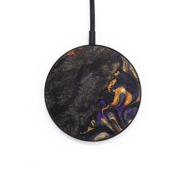 Circle Wood Wireless Charger - June (Purple, 727278) Sale