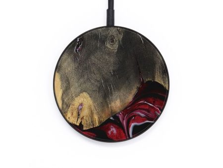 Circle Wood Wireless Charger - Rizwan (Red, 730062) on Sale