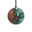 Circle Wood Wireless Charger - Doug (Green, 726582) on Sale