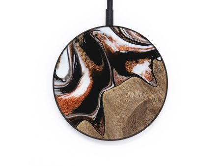 Circle Wood Wireless Charger - Ephriam (Black & White, 730032) Fashion