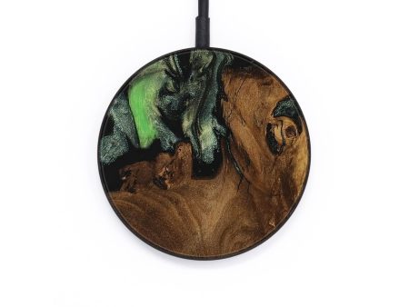 Circle Wood Wireless Charger - Laine (Green, 730693) Sale