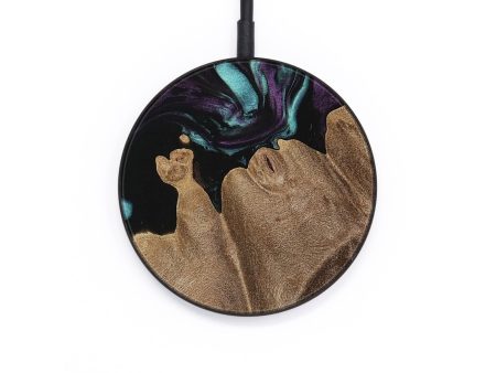 Circle Wood Wireless Charger - Shaylyn (Purple, 729968) Online Sale