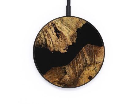 Circle Wood Wireless Charger - Elnore (Pure Black, 730177) Online